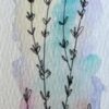 aqua flores Aqua Flowers Bookmark