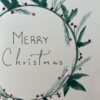 Merry Christmas Wreath Card