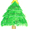 Merry Christmas to You Tree Card Merry Christmas to You Tree Card — hand-painted watercolor by Ruth