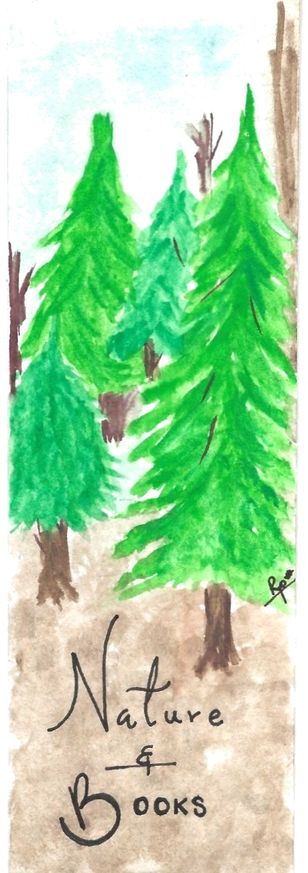 Nature & Books Bookmark — hand-painted watercolor by Ruth