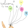 Welcome to the World Baby Card Welcome to the World Baby Card — hand-painted watercolor by Ruth